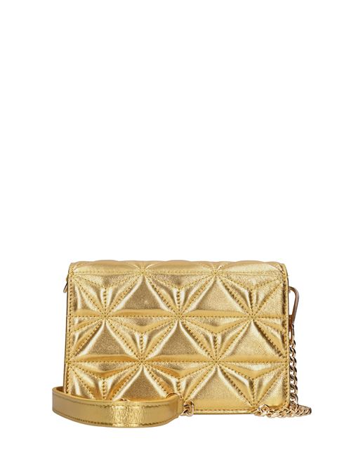 Laminated leather shoulder strap LA CARRIE | SHINY MINI SHOULDER BAGOCRA